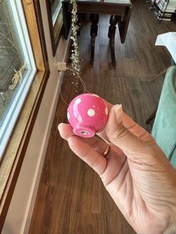 Polka Dot Pink Knobs