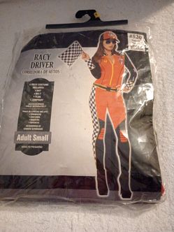 Racy Driver Halloween Costume Adult Small