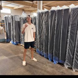 Sealed 🏷️ Brand New! All Size Mattress + Optional Box Spring For Sale Delivery Free 🚚