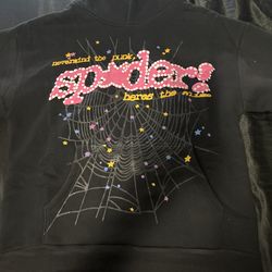 Pink and black Spider hoodie