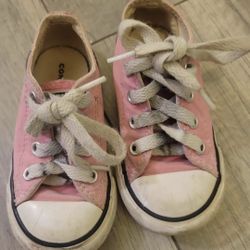 Baby/Toddler Pink Converse Shoes

