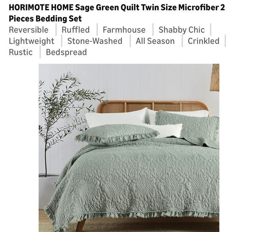 New 3 Piece Twin Comforter Set