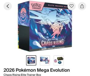 2026 Pokémon Mega Evolution Chaos Risina Elite Trainer Box