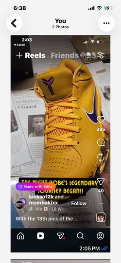 Drafted Kobe shoes