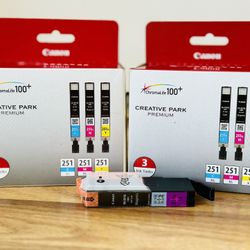 Canon CLI-251XL 3 Color Multi Pack Compatible to MG6320, iP7220, MG5420, MX922, MX722, MG7120, MG6420, MG5520, iX6820, iP8720, MG7520, MG6620, MG5620
