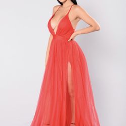 Fashion Nova Prom Dress PINK.! Size XS