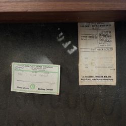 Vintage Gunlocke Chair Olive/Green Mid Century Modern