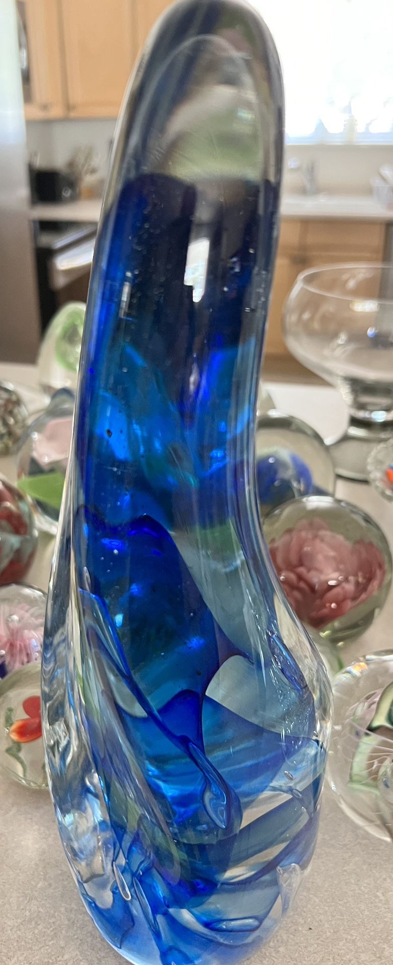 Beautiful Murano Paperweight/ Art Work