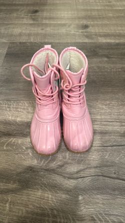 Pink Sparkle Boots