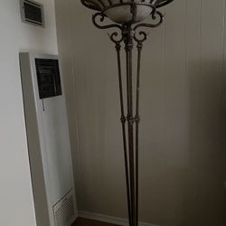 Antique Metal Floor Lamp