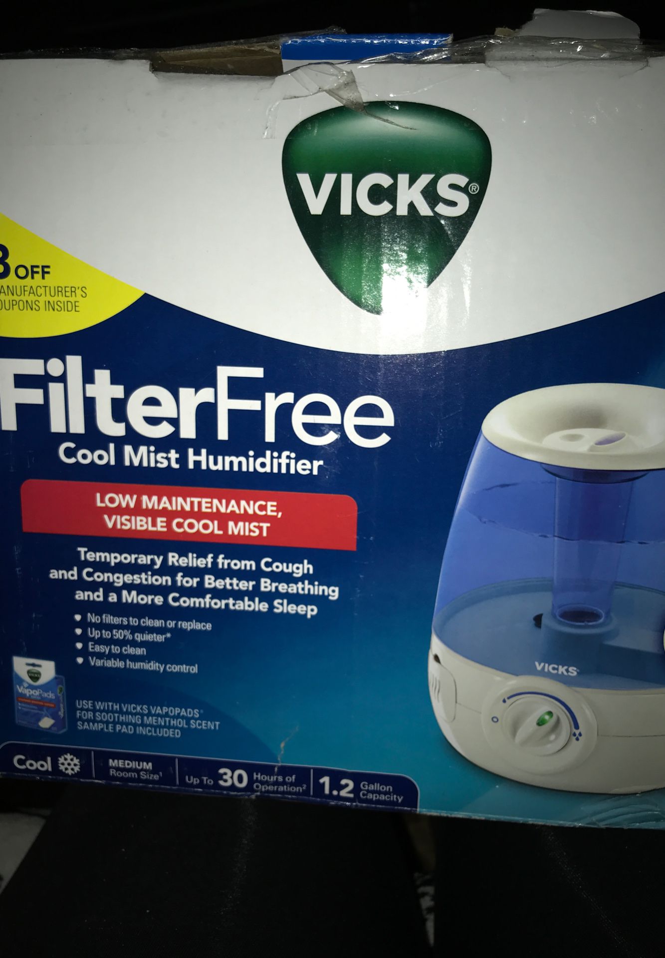Vick’s humidifier