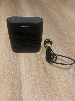 Bose Soundlink Color Black Bluetooth Speaker 415859 Portable - Tested & Works!