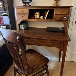 Small Vintage Desk And Chair