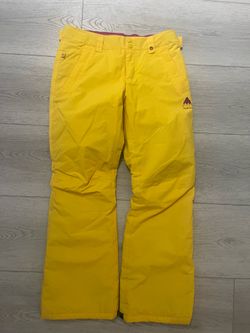 🇺🇸Burton Youth Snowboard/Ski Pants - Bright Yellow - Size Large