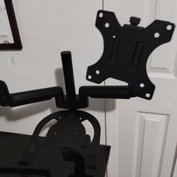 Double Monitor And Laptop Mount Holder