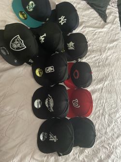Fitted hats size 7 3/8 and snap backs