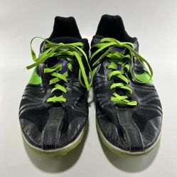 Nike Waffle Racer Women's Sneakers Shoes Black Green Purple Size 9.5 