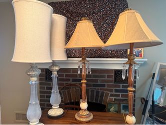Set of two lamps
