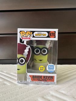 Funko Pop Minions Bride Kevin #970 Glow in the Dark