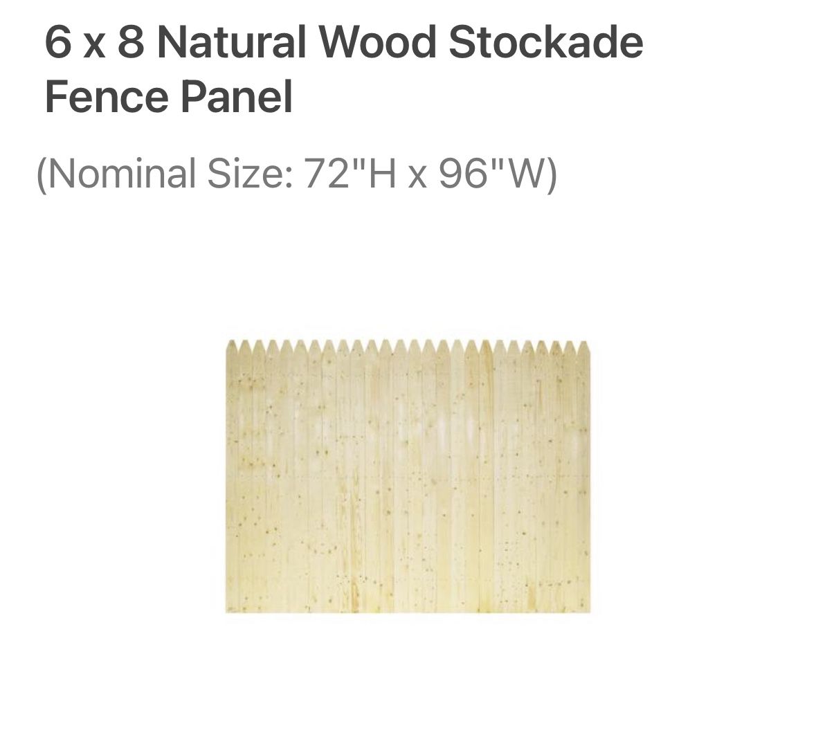 2 Wood Fence Panels Available