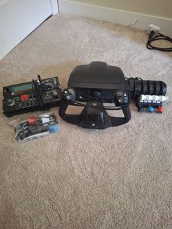 Turtle Beach VelocityOne Flight Yoke, Logitech Flight Multi Panel, Logitech Flight Switch Panel