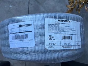 Free 3/4” super flex tubing conduit for wires cables 100’