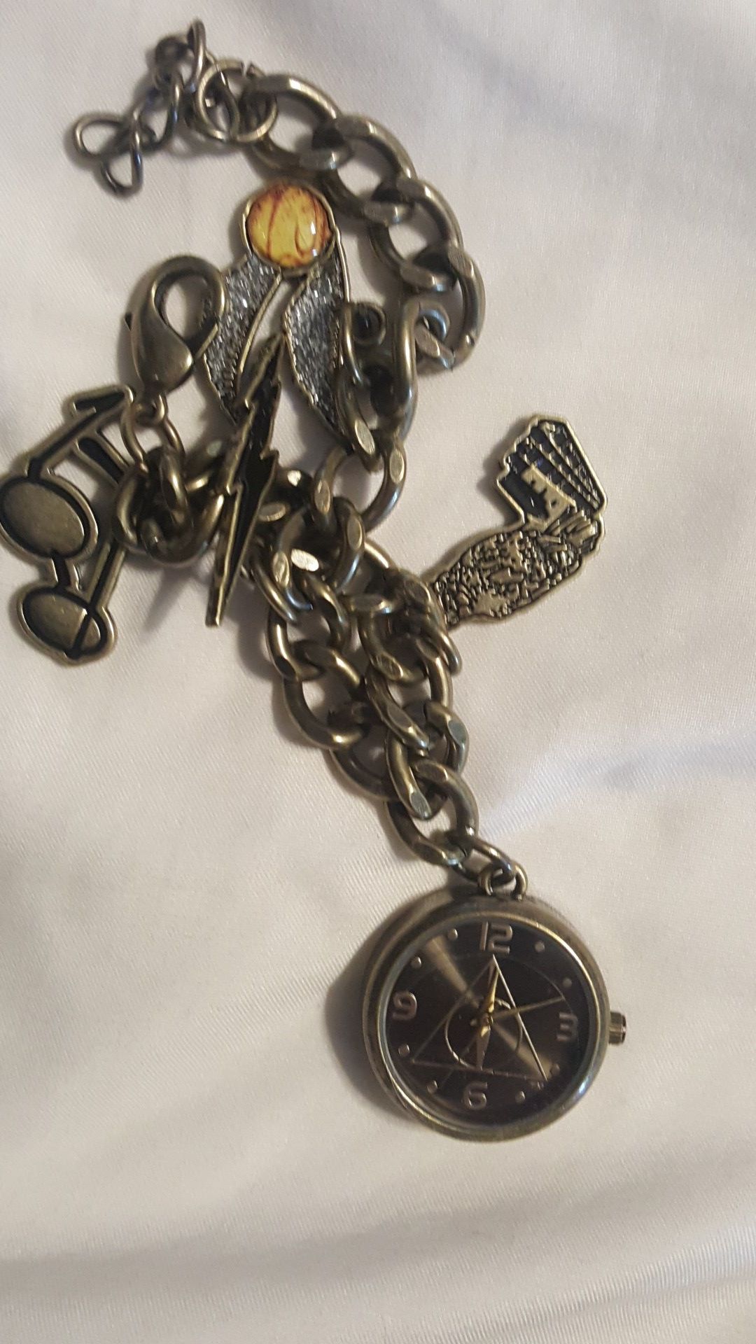 Harry potter charm bracelet watch