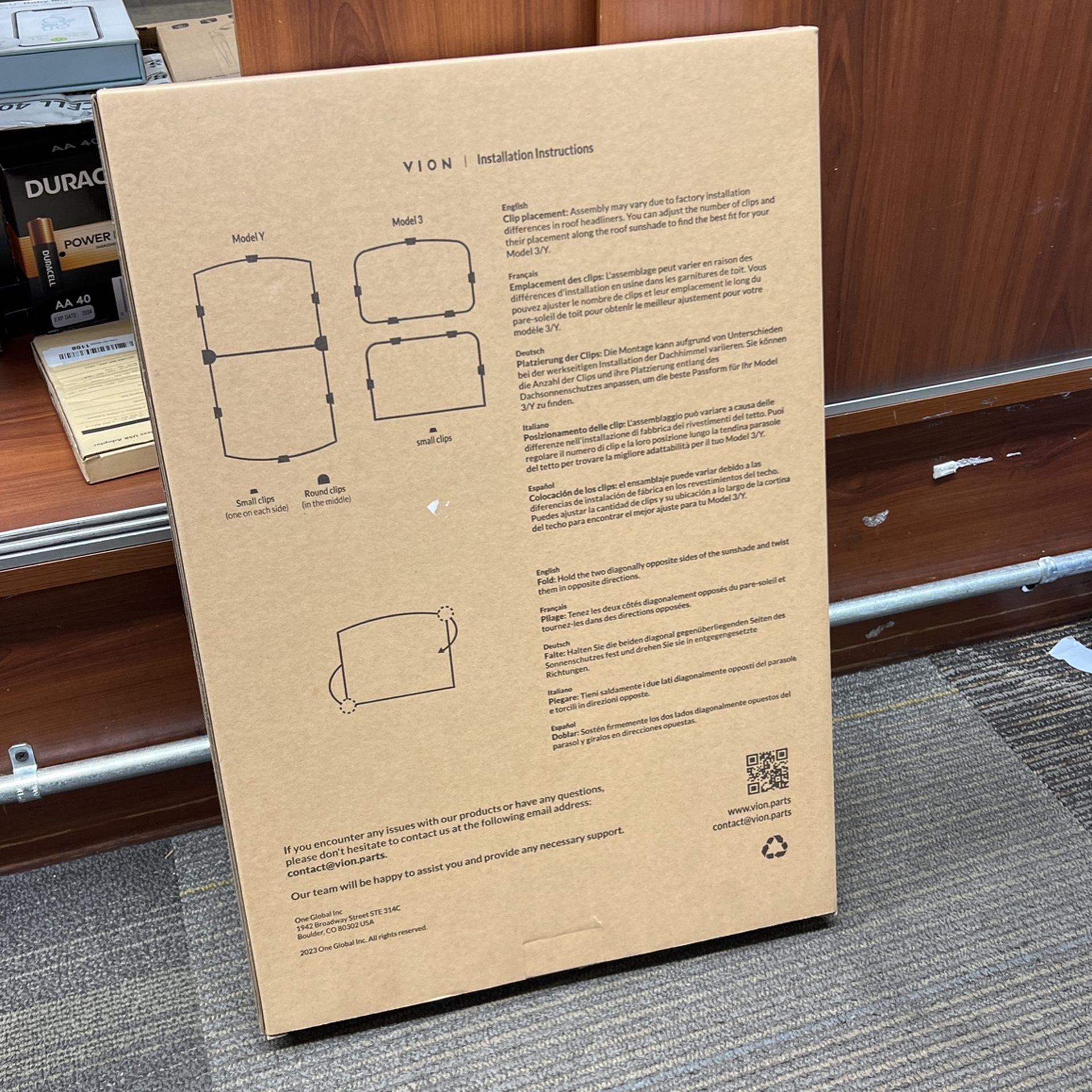 VION Tesla Model Y Roof Sunshades (Roof Sunshades and 2 Triangular Windows Sunshades) - Precision Fit, No Sagging
