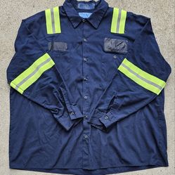 Cintas Hi-Viz Work Shirts Long Sleeves - 5XL