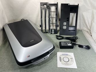 Epson J192A Perfection 4490 Photo Pictures Flatbed Scanner USB Software Disc Driver PC Desktop Computer Laptop Sensitive Documents Files PDF Film Imag
