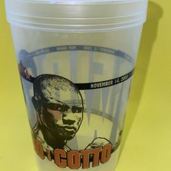Pacquiao VS Cotto Cup Boxing MGM Las Vegas Plastic Souvenir (November 14 2009)