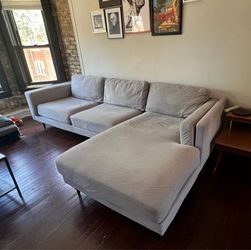 Light Grey Sectional Aquarius II