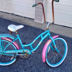 Schwinn Delmar Beach Cruiser With 24 Inch Wheels And Coaster Brake Rides And Stops GREAT 