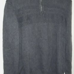 Dockers Men's Mock Neck With ZiyPullover Sweater Size L Used.