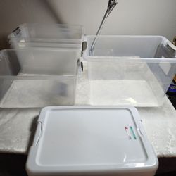 Clear Plastic Storage Containers