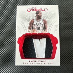 2017 Kawhi Leonard Flawless Ruby Jumbo Patch 14/15