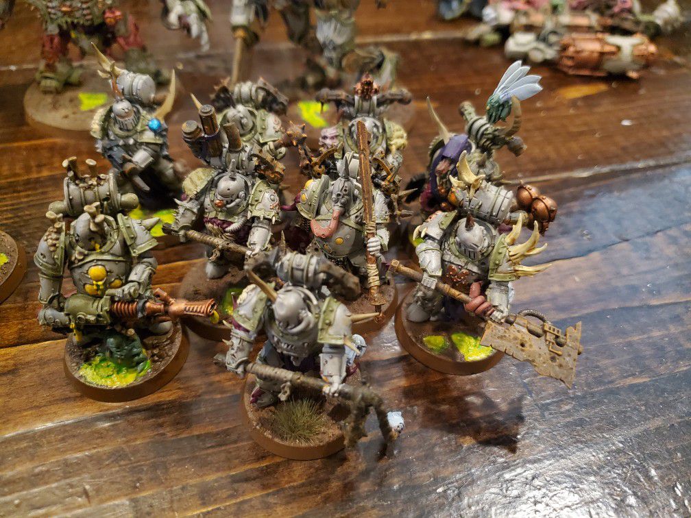 Warhammer 40k Death Guard Army With Codex for Sale in San Antonio 