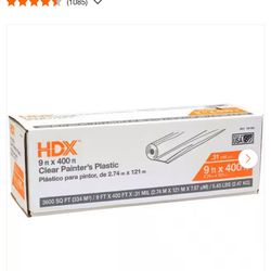 Clear Painters Plastic