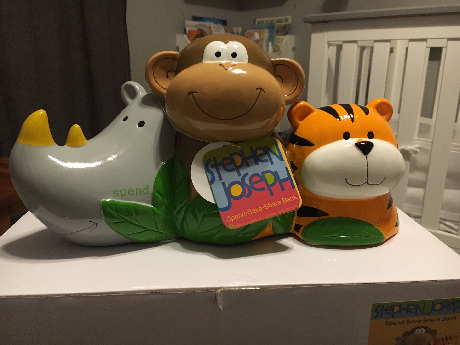 Kids Spend, Share, Save piggy bank