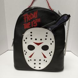 Friday The 13th Jason Mask Mini Backpack & Coin Purse