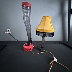 Leg Lamp And Leg Drinking Cup From Vegas 