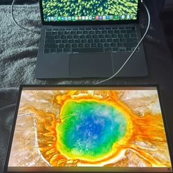 LG  16” Gram +View IPS Portable Monitor, Silver