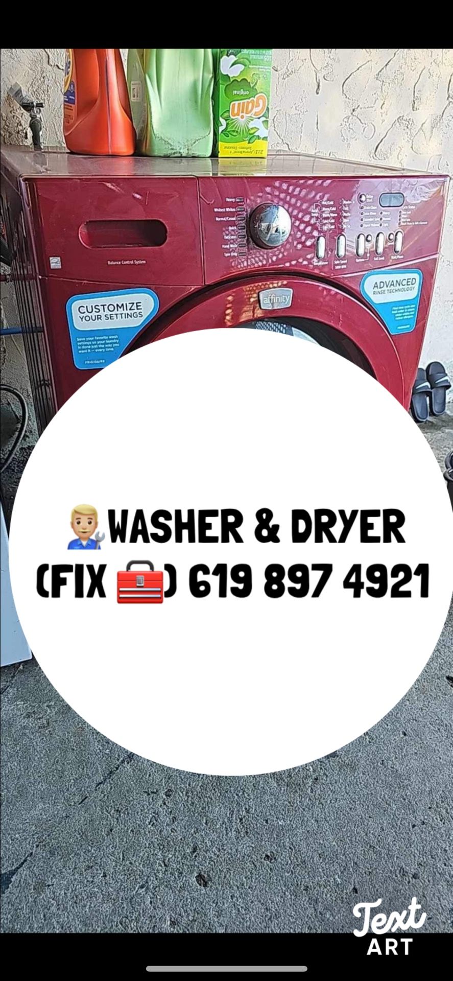 Washer And Dryer (REPAIR MAN 👨🏼🔧)LAVADORA SECADORA