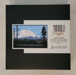 Jigzaw Puzzle-Lassen National Park 1000 Pieces-NON MISSING $5