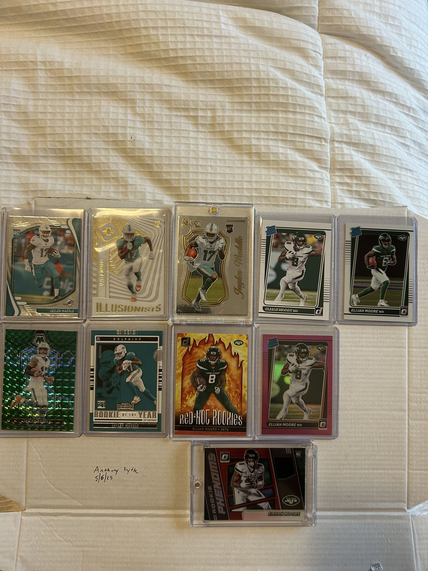 Jaylen Waddle / Elijah Moore Rookie Lot
