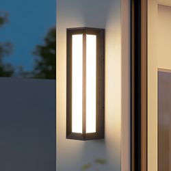 MVBT Outdoor Wall Lights Exterior, 26" Large Wall Sconce For House, 3000K LED Outside Front Door Light Fixture Wall Mount, Modern Porch Lights Waterpr