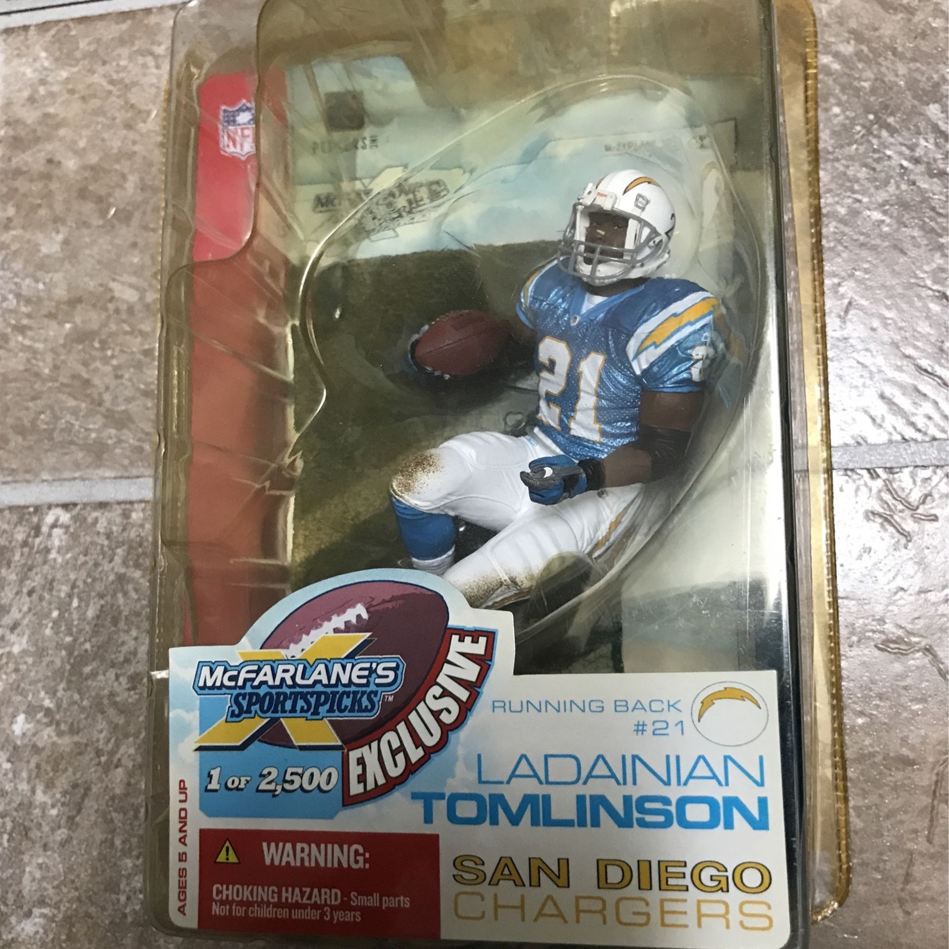 LaDainian Tomlinson Chargers McFarlane NFL Series 12 Figure