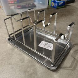 Pot Lid Organizer Rack