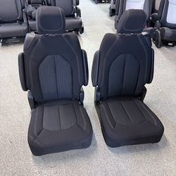 New  Black Cloth Bucket Seats 