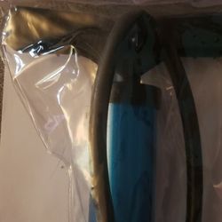 10" Portable Hand Air Ball Pump Inflator Kit with Needle, Nozzle, Extension Hose for Soccer Basketball Football Volleyball Water Polo Rugby Exercise S